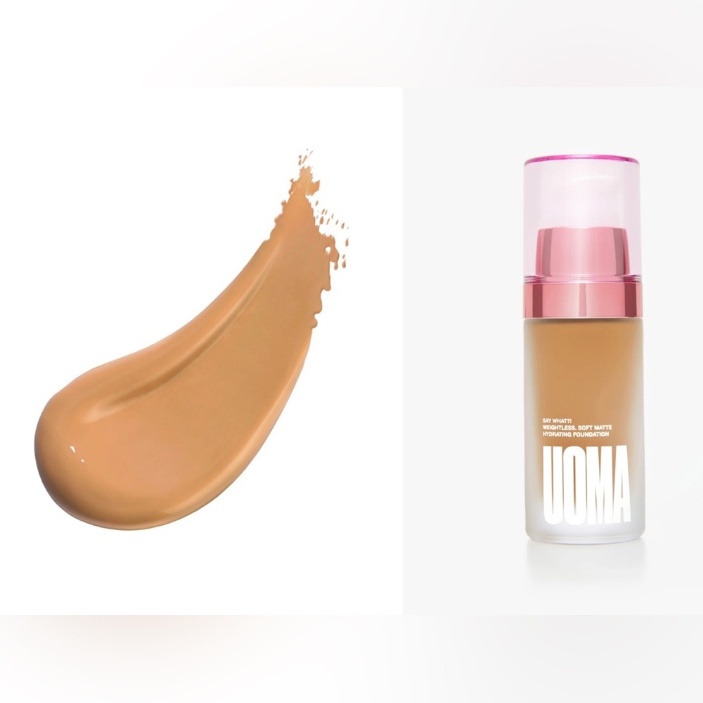 NIB UOMA Beauty Say What?! Hydrating Foundation: Honey Honey T3W